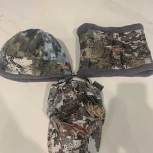 Sitka Beanie, Neck Gaiter and Cap